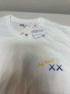 x Andy Warhol White Graphic Crewneck T-Shirt xxl